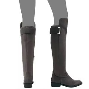 Dark gray “Onya” knee high boots from Rebel by Zigi! Size 8!